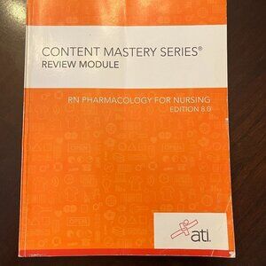 RN Pharmacology for Nursing Edition 8. 0 By: Assessment Technologies Institute